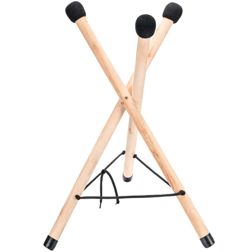 VICASKY Handpan Stand Steel Drum Hand Pan Bongo Stick Display Holder Sticks Rack Car Mounted Lightweight Djembe Floor Tongue Wood Bracket Vaguelly Portable Tripod Show Racks For Drums Instruments