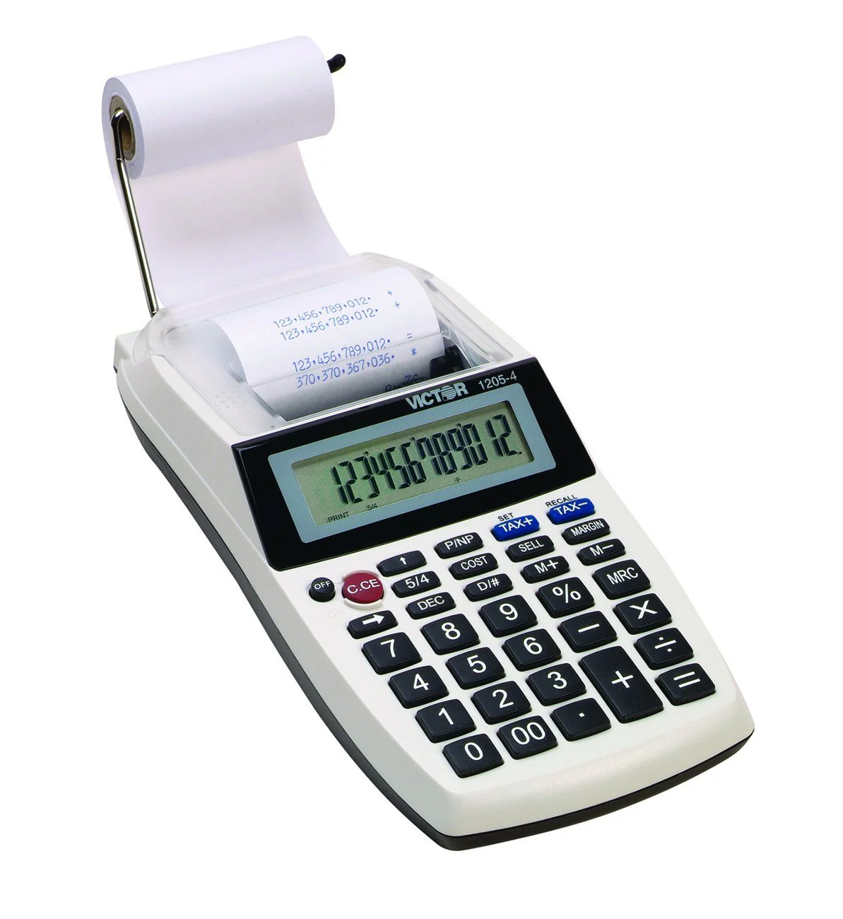 Victor 1205-4 12 Digit Portable Palm/Desktop Commercial Printing Calculator 1.8" x 4" x 8"