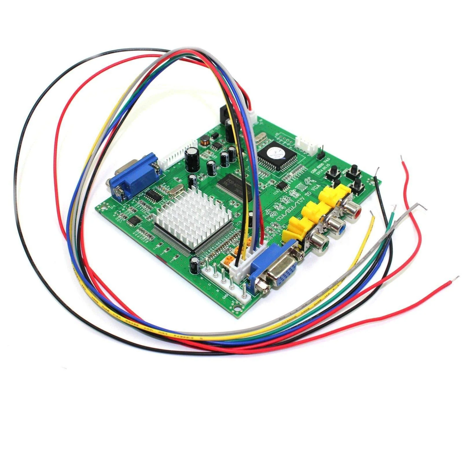 Video Converter GBS8200 1 Channel Relay Module Board CGA/EGA/YUV/RGB to VGA HD Arcade Jamma Game Video Converter Board 1 VGA Output CRT PDP LCD Monitor GBS-8200