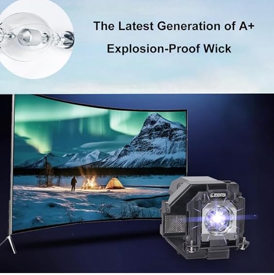 Video Projector Lamps are Compatible for Epson ELPLP97/V13H010L97+ELPAF32, Home Cinema 2200 2250 1080 880 VS260 EX9230 EX9240 EX3280 EX5280 EX7280 X49 W49 982W E20 U50 - Image 6