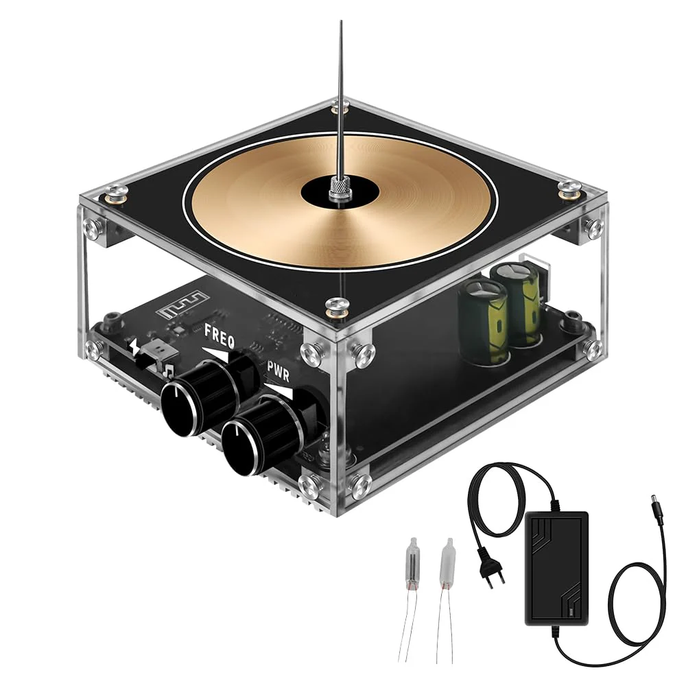 Vislone BT Version, Multifunctional Electronics, Mobile Phone, Tesla Coil Module, Artificial Flashes, Electric Arc Generator, Wireless Sound Transmission, Scientific Experimental S