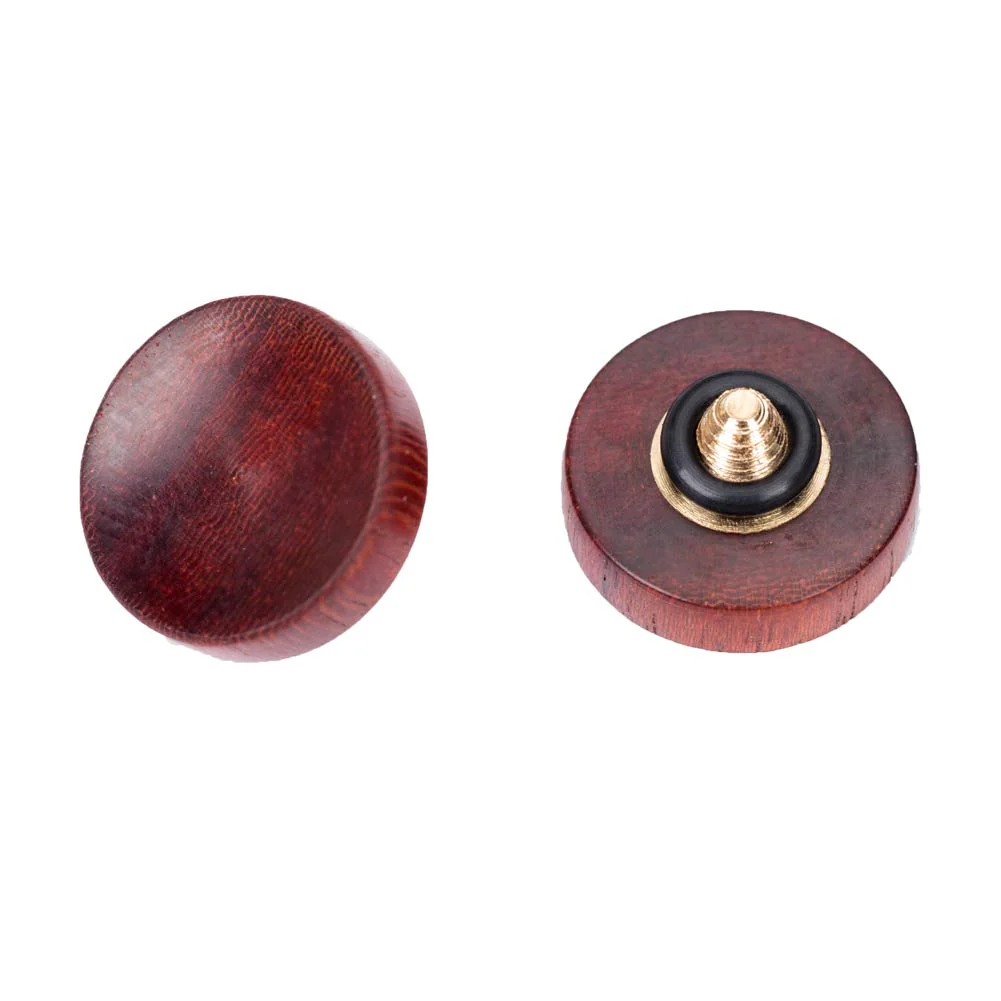 VKO Wood Soft Shutter Release Button,Delicate Camera Shutter Button 12mm Concave Surface Red(Wood Grain Random) Red Wood 12mm Concave