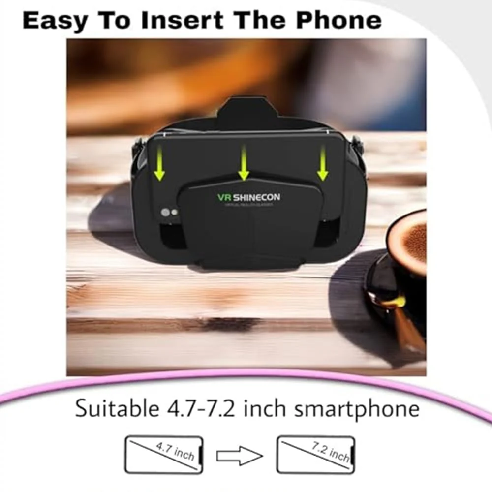 VR Headset Virtual Reality VR Glasses VR Helmet for iPhone Android Smartphones - Image 4