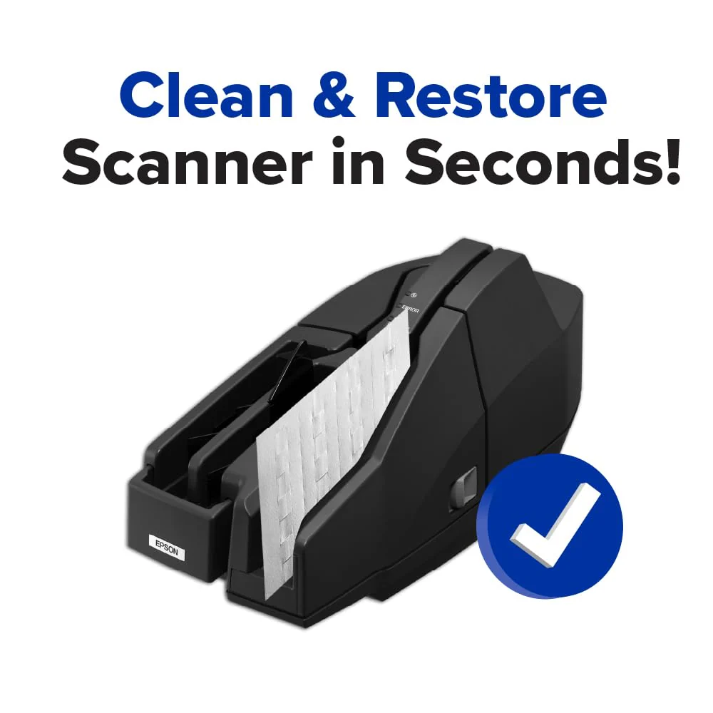 Waffletechnology Cleaning Card for Epson CaptureOne™ Check Scanner (15 Cards) - Image 5