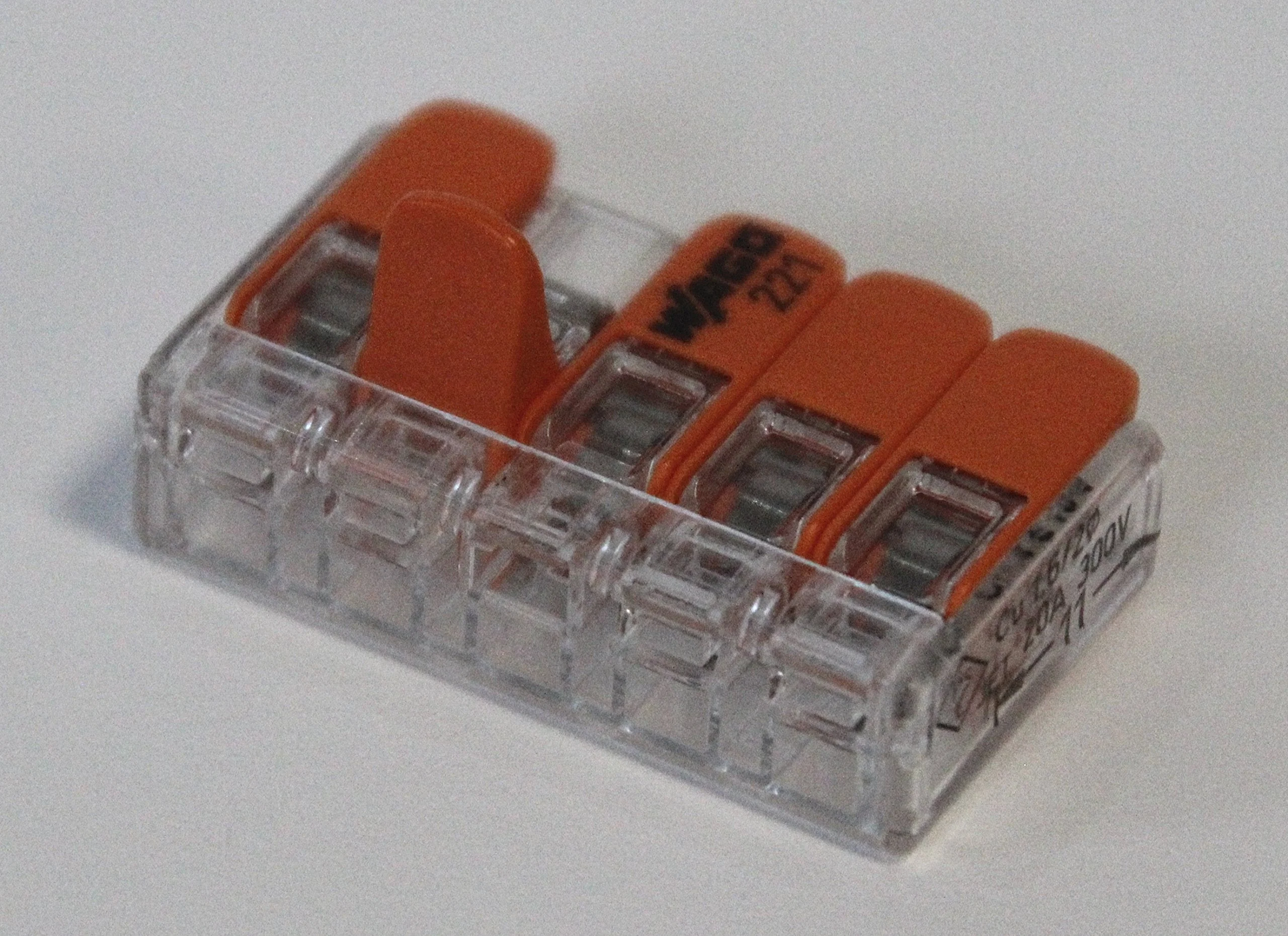 Wago 221 clip set, 25 x 221-412, 221-413 221-415 cable connector in resealable box – original WAGO - Image 4