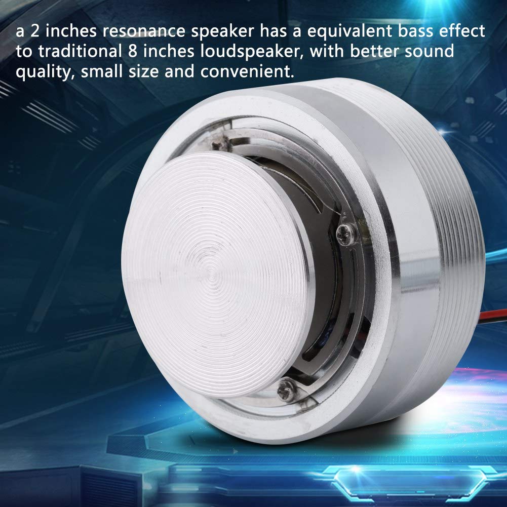 Walfront 50mm Resonance Speaker Vibration Speaker Vibrating Speaker Speaker 2inch All Frequency Resonance Louder Speaker Exciter Speaker (4Ω 25W) - Image 5