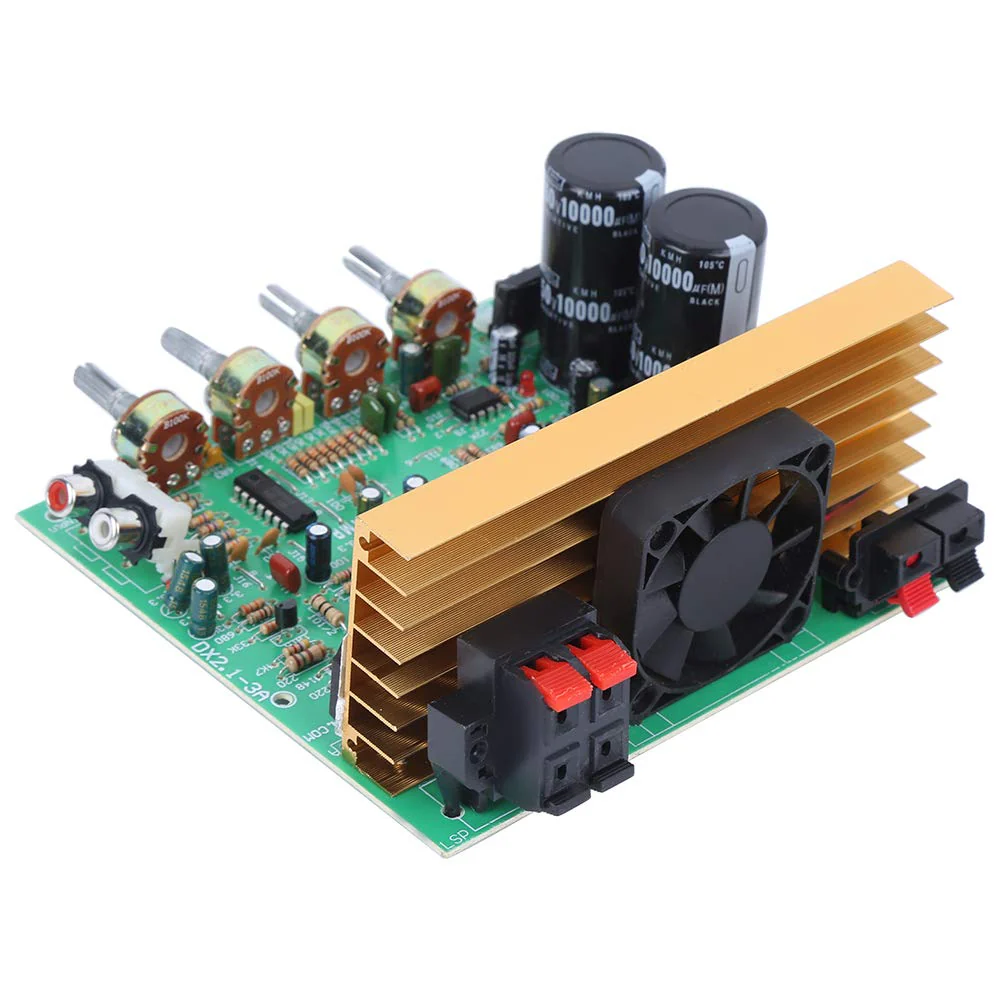 Walfront AC Dual 18-26V 2.1 Channel Subwoofer 300W Power Amplifier Board High Performance Bluetooth Audio Amplifier Board - Image 3