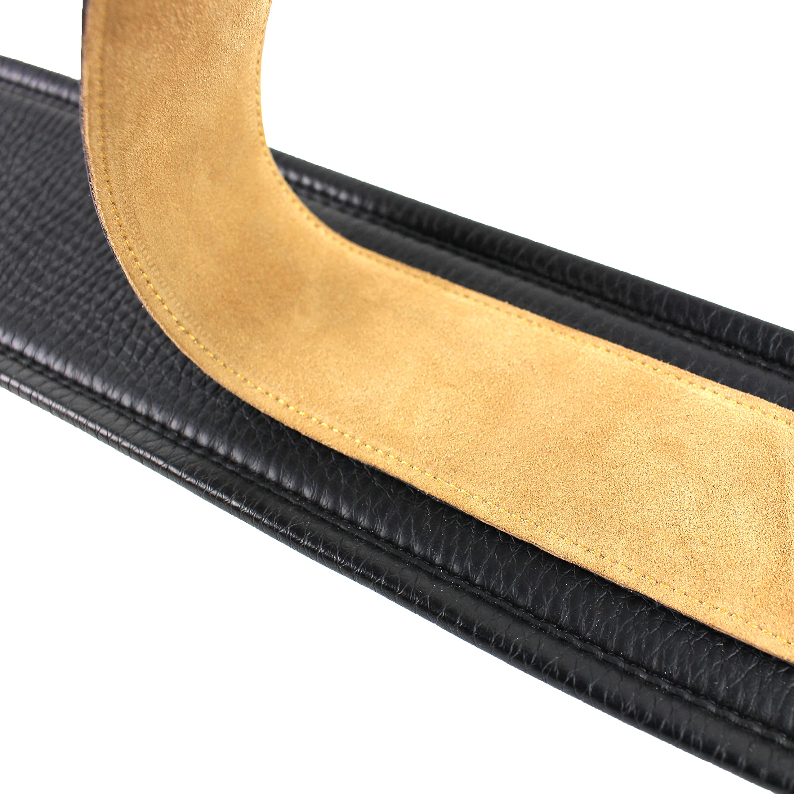 Walker And Williams SLP-SB Anti Slip Multi Use Premium Soft Suede Padded Strap Liner Works Great With Most Padded Straps For Acoustic, Electric, And Bass Guitars