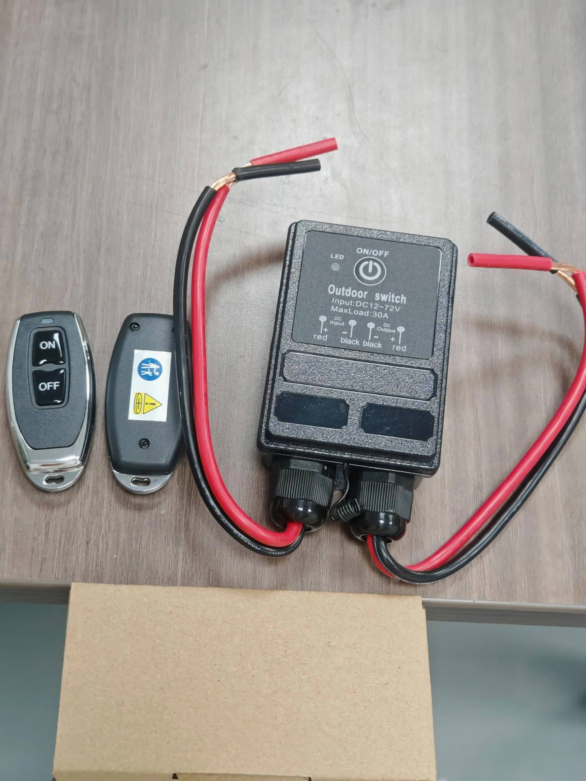 Waterproof Remote Control Relay Switch, 328ft Long Range Wireless Remote Switch,DC 12V-72V Relay RF Remote Control Switches for Outdoor Light - Image 10
