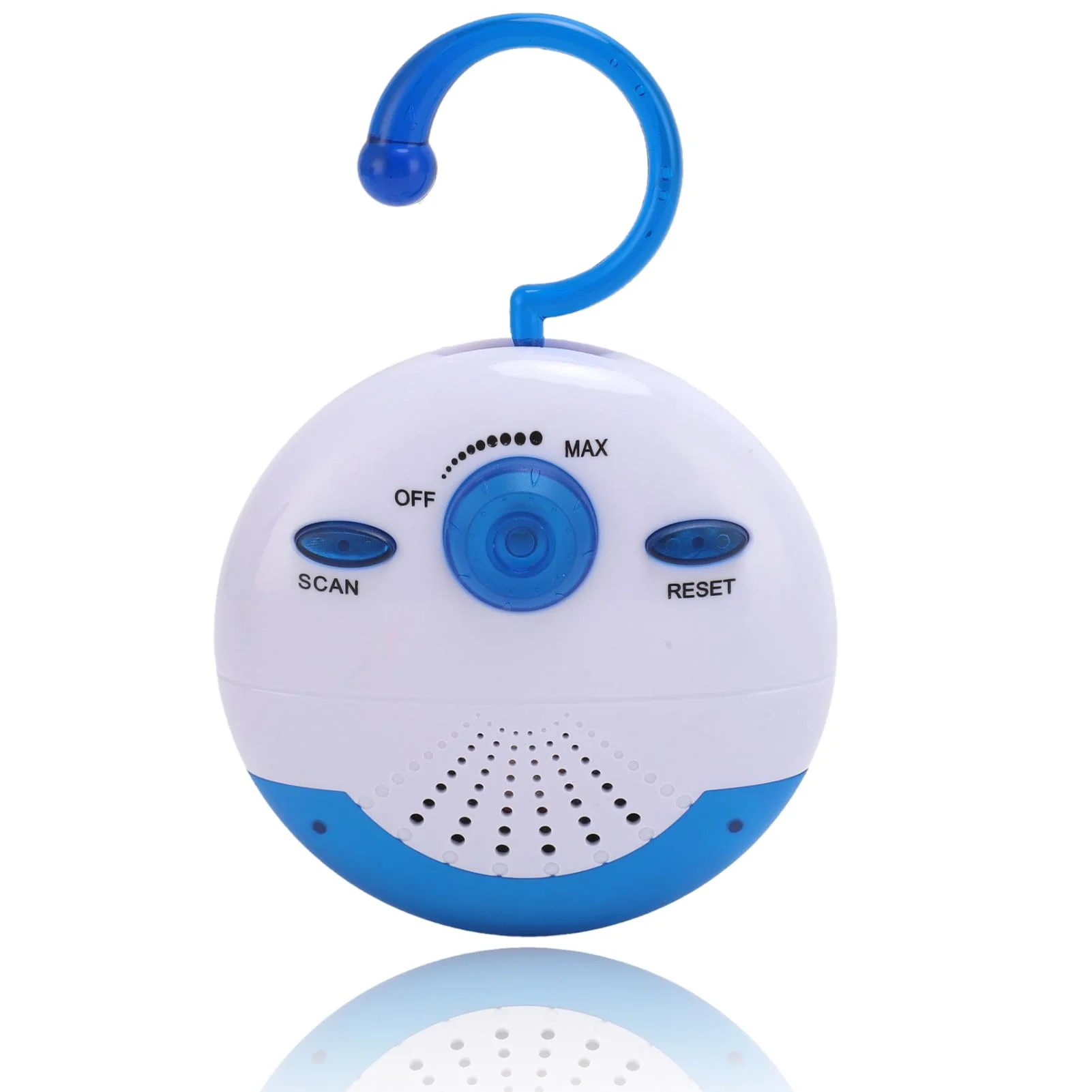 Waterproof Shower Radio, Mini Portable FM Shower Radio, Built in Speaker for Bathroom Kitchen, Kayaking, Boating, Hiking, Shower Speaker FM Radio with HD Sound