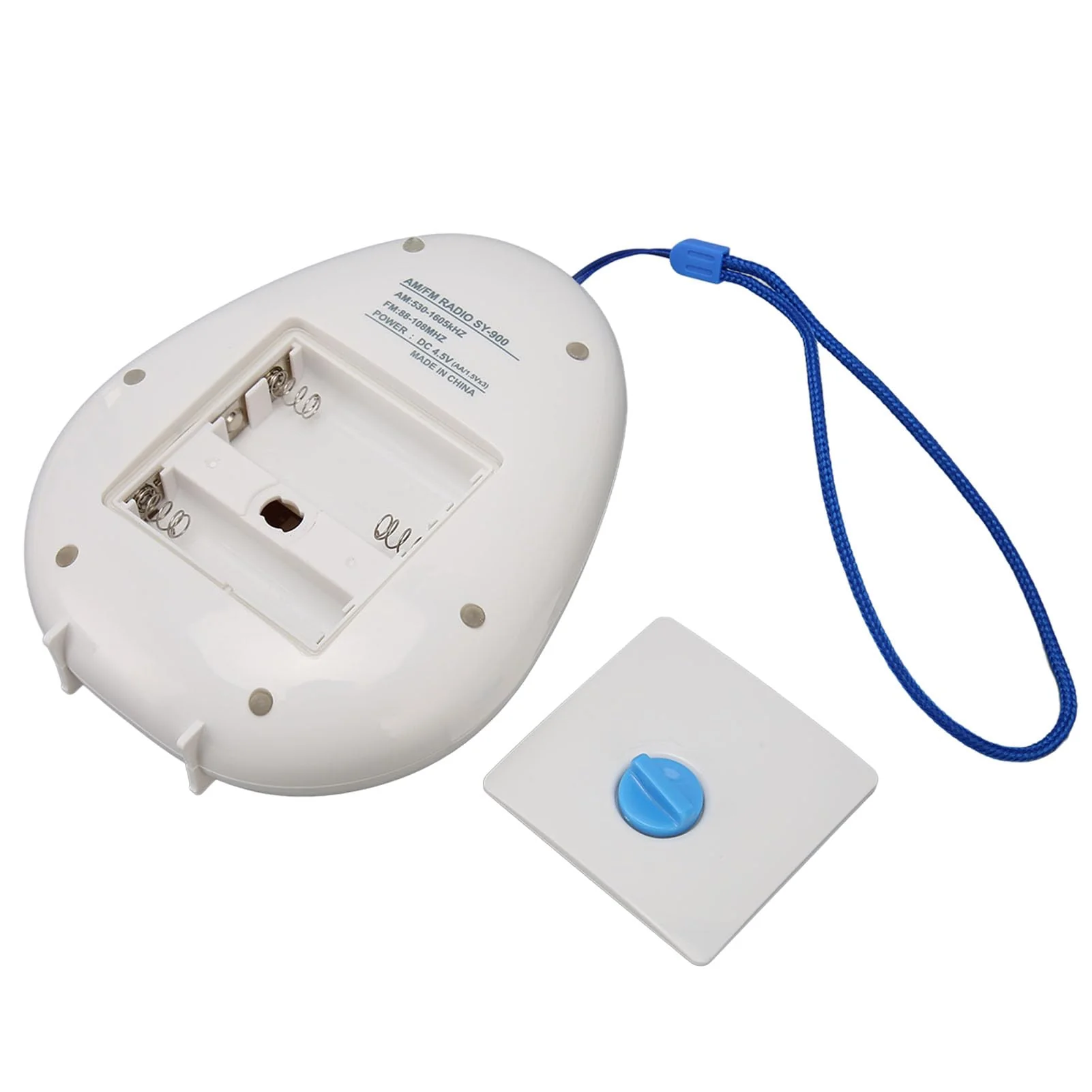 Waterproof Shower Radio, Waterproof AM FM Radio, Portable ABS Bathroom Radio Built in Speaker Battery Operated Shower Radio - Image 7