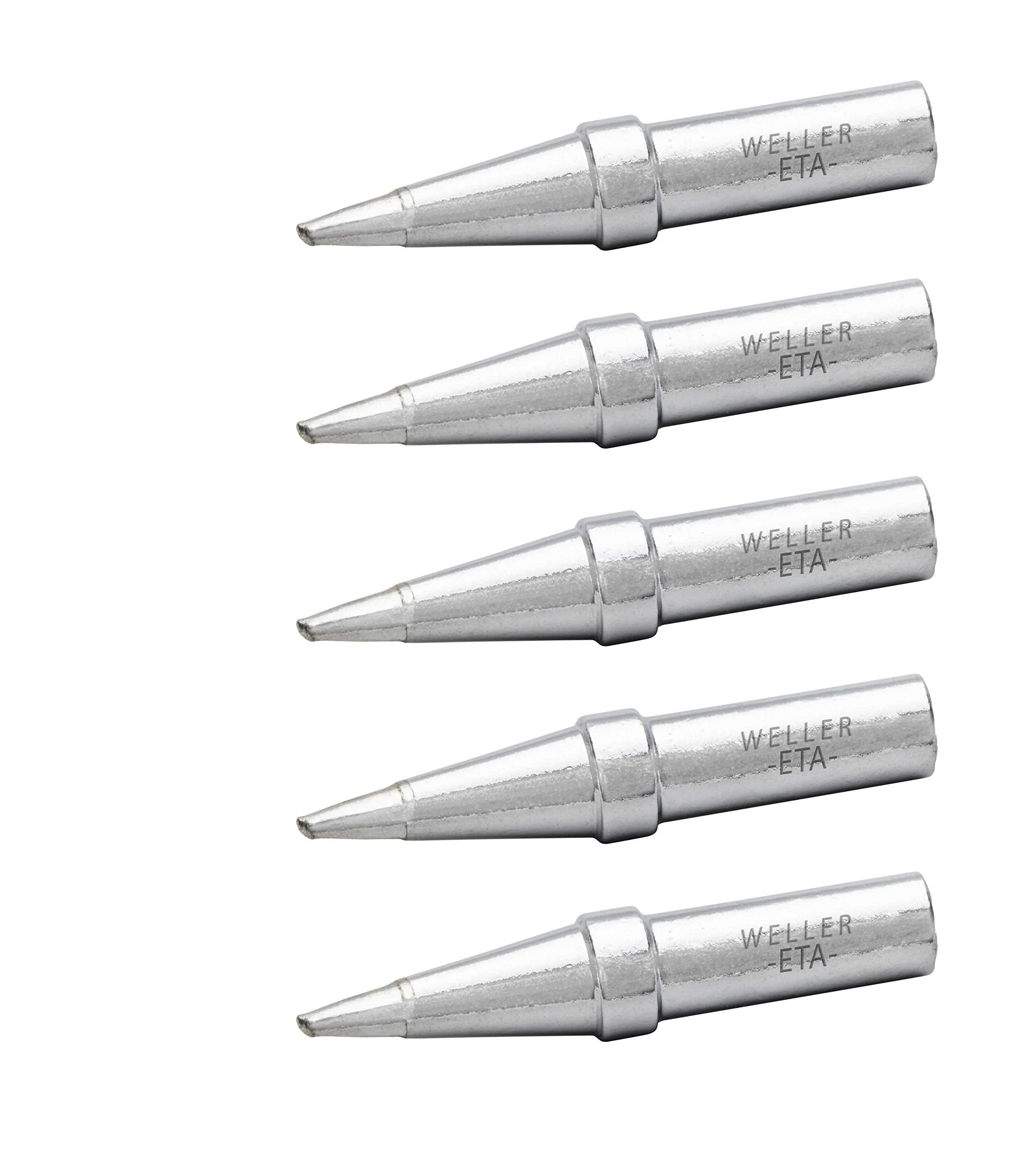 Weller Genuine Weller WE1010 Soldering Tip Set (ETA-5), Screwdriver, 0.062" / 1.6 mm, 5 PCS 0.062-Inches