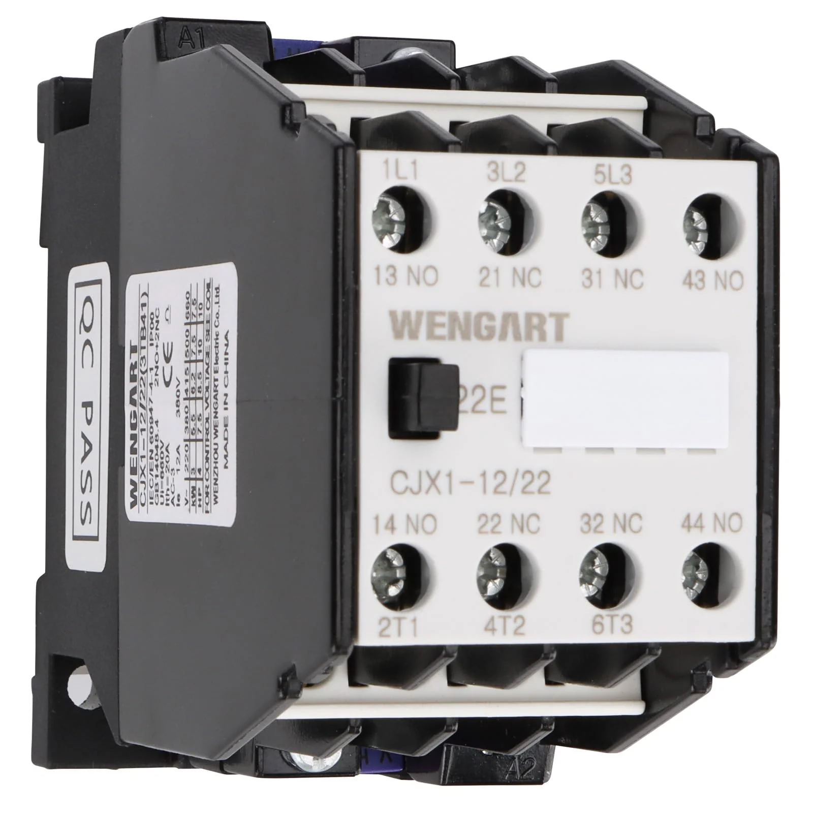 Wengart Engine Starter Contactor CJX1, AC220V 2NO2NC 12A An Important Part of Industrial Control Systems 12A_AC220V