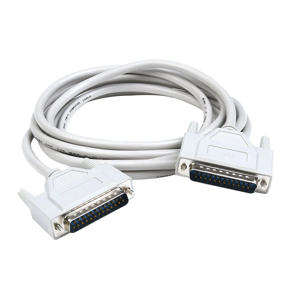 WESAPPINC 14.80 Feet DB25 25 Pin Male to Male Serial Parallel Printer Extension Cable 4.5M (14.80 Feet(4.5M)) 14.80 Feet(4.5M)