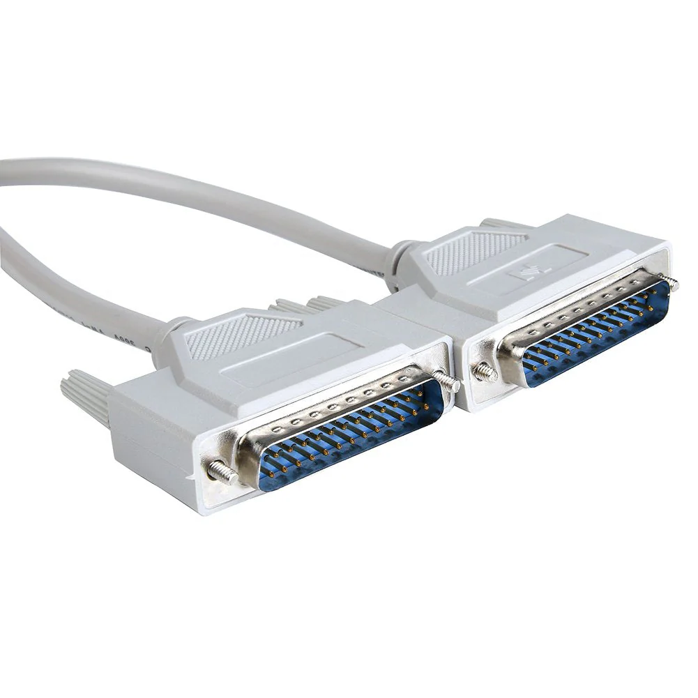 WESAPPINC 14.80 Feet DB25 25 Pin Male to Male Serial Parallel Printer Extension Cable 4.5M (14.80 Feet(4.5M)) 14.80 Feet(4.5M) - Image 4