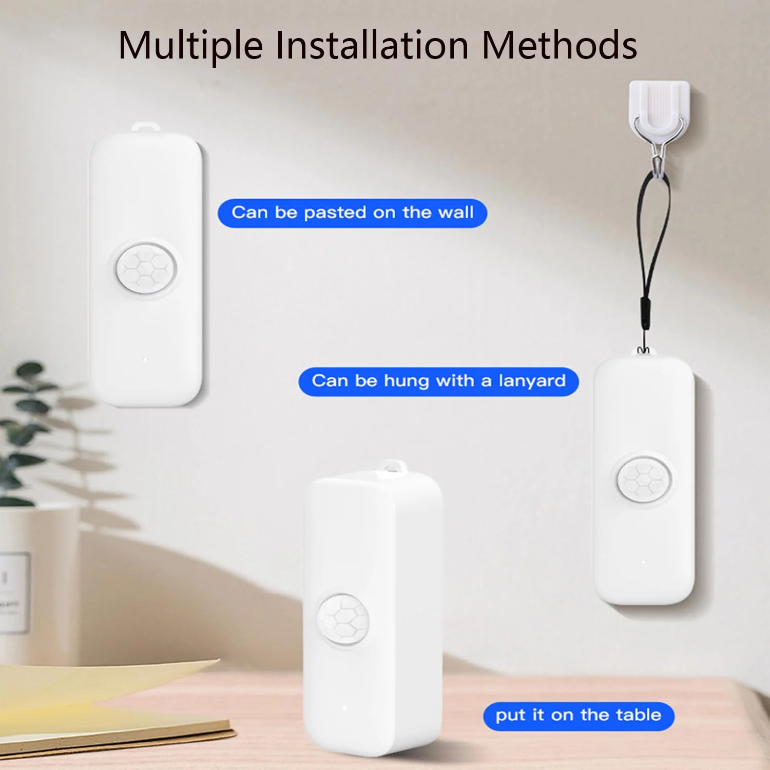 WiFi Smart Motion Sensor: Wireless PIR Motion Detector for Home Security, Infrared Motion Sensor with App Notification Alert, Support Voice Command Via Alexa (1-Pack) 1-Pack - Image 6