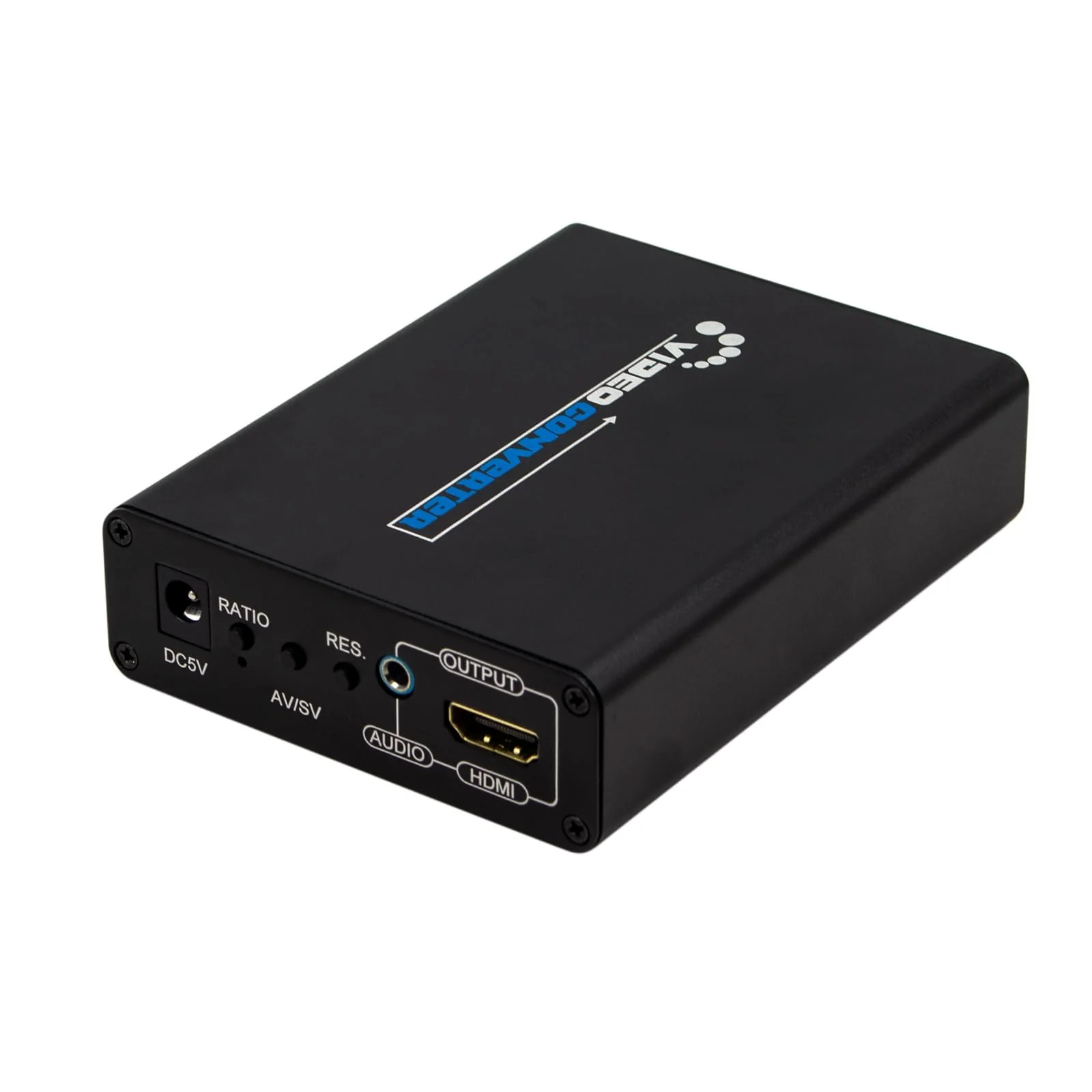 Wiistar AV S-Video to HDMI-Compatible Converter S-Video/RCA+L/R Audio to HD+Audio RCA Adapter with Ratio Switch Composite for PAL/NTSC for VHS/VCR/N64/PS2/Wii/DVD HDTV Monitor - Image 5