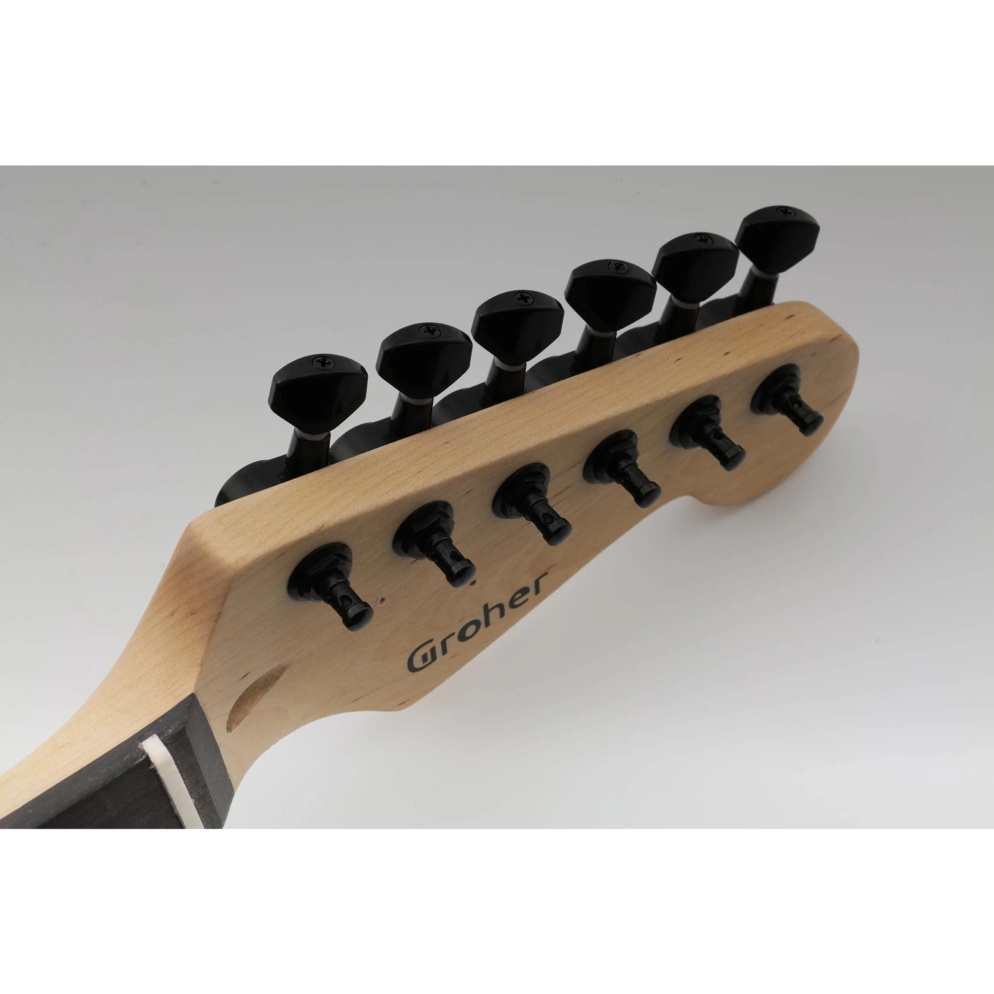 Wilkinson WJN07 6 inline EZ-LOK Guitar Tuners Machine Heads 19:1 Ratio Tuning Pegs Keys for Fender Strat Stratocaster Tele Telecaster Electric Guitar Replacement Parts, Black - Image 8