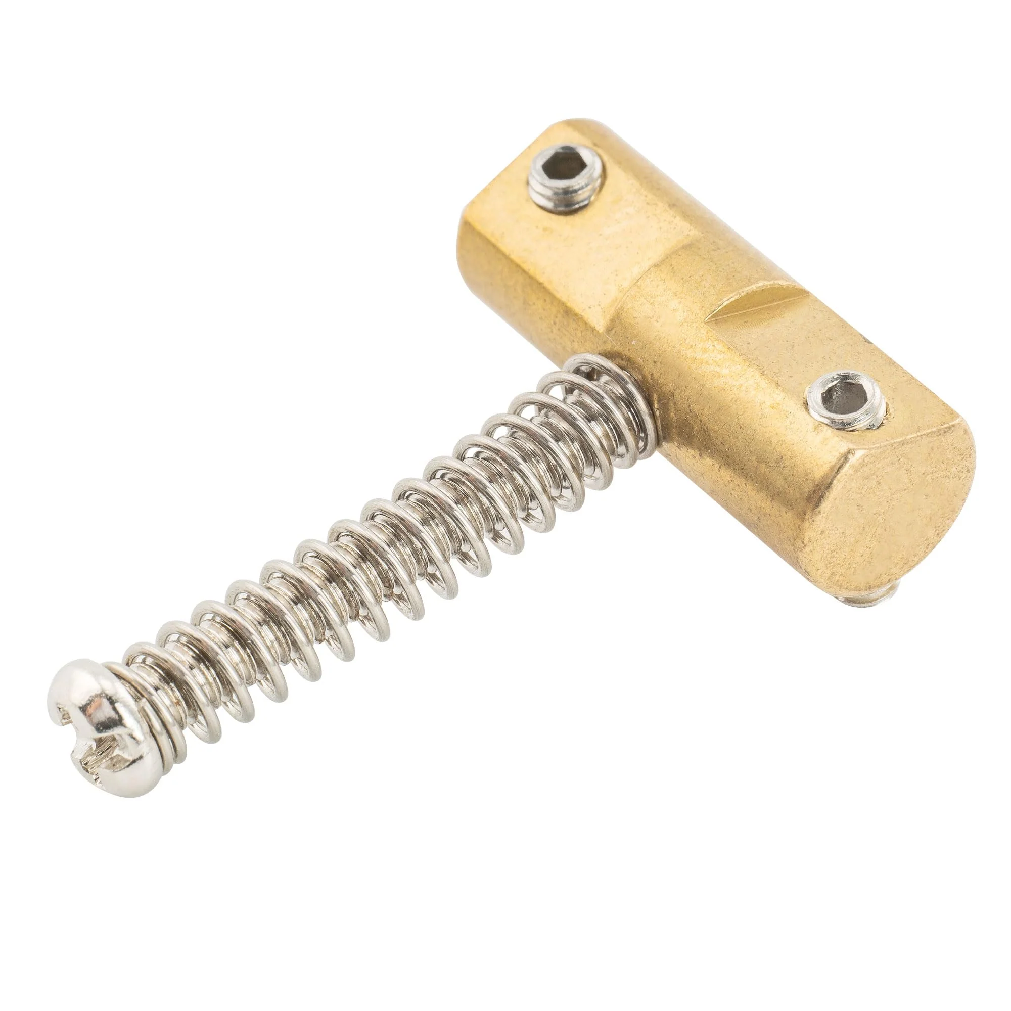 Wilkinson WTB 10.8mm Brass Compensated Guitar Telecaster Bridge Saddles Barrel-Style Saddles Set for Fender Vintage Tele Bridge Electric Guitar Replacement Parts(Set of 3) - Image 5