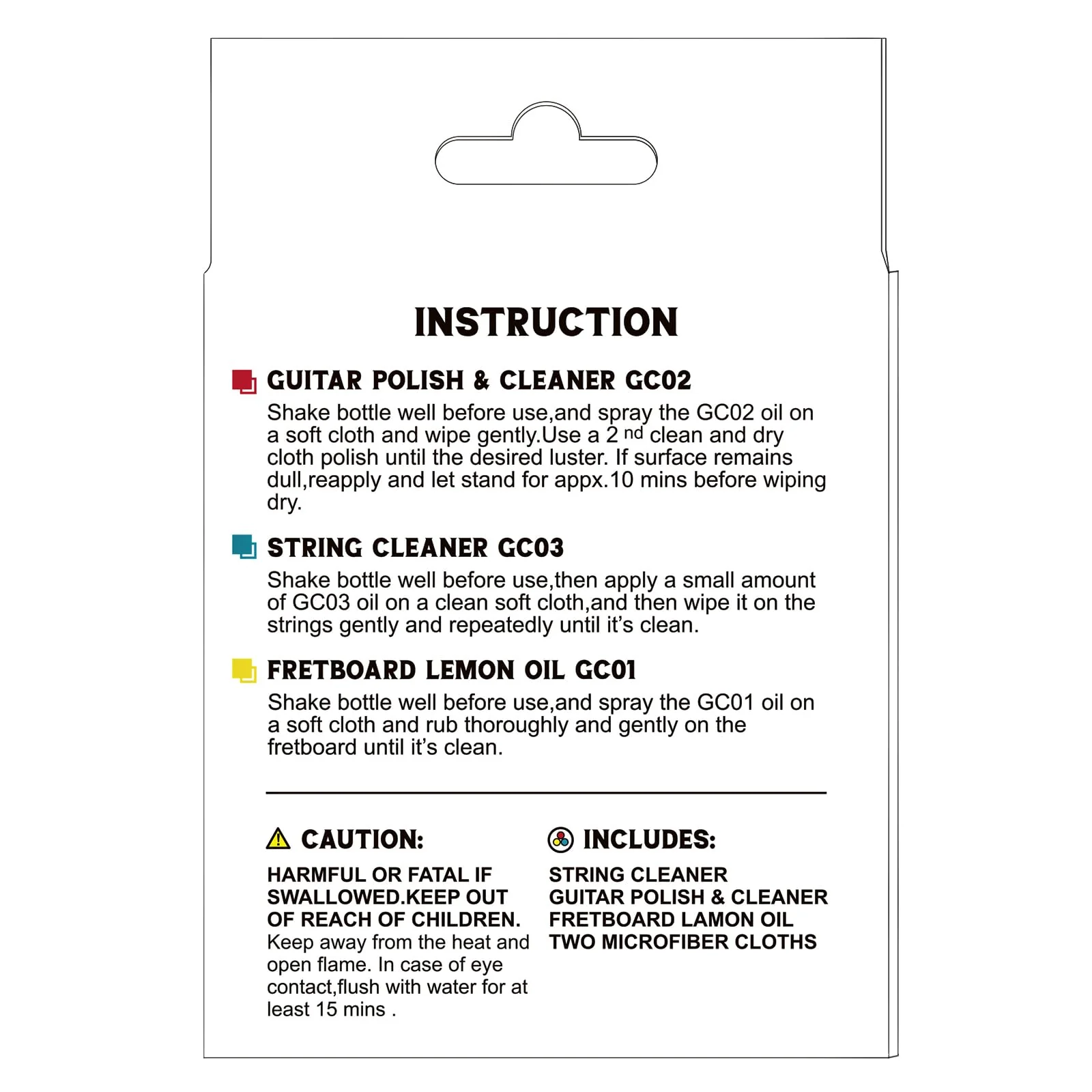 WINGO Guitar Cleaning and Care Kit, Polish and Cleaner, fretboard Lemon oil, Guitar String-cleaner, Cleaning cloth for guitar cleaning and maintenance - Image 6