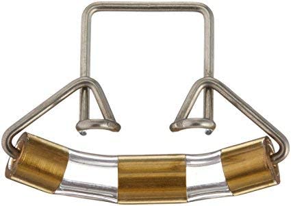 Wire Slide-On Violin Mute, Violin Wire Mute, Brass And Steel Rubber Tubing For Protection,4/4 And 3/4