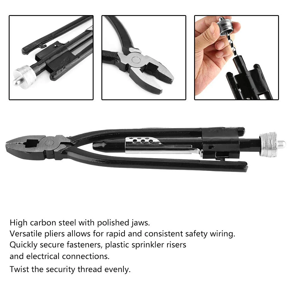 Wire twisting pliers, 9 inch wire pliers, safety wire pliers, safety wire twisting pliers, twister locking quick pliers, hand tool for DIY enthusiasts and professionals - Image 4