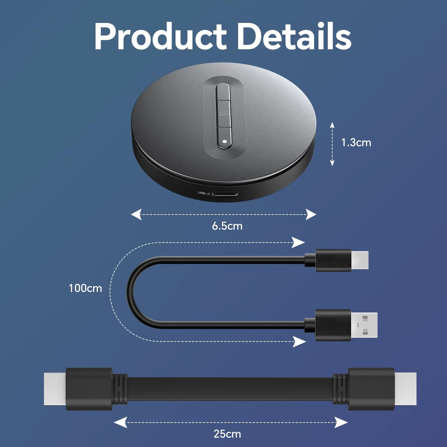 Wireless HDMI Display Dongle Adapter – Miracast Dongle, DLNA, AirPlay - Plug & Play Video/Audio Streaming from Laptop, PC, Smartphone to HDTV, Projector, Monitor - Image 8