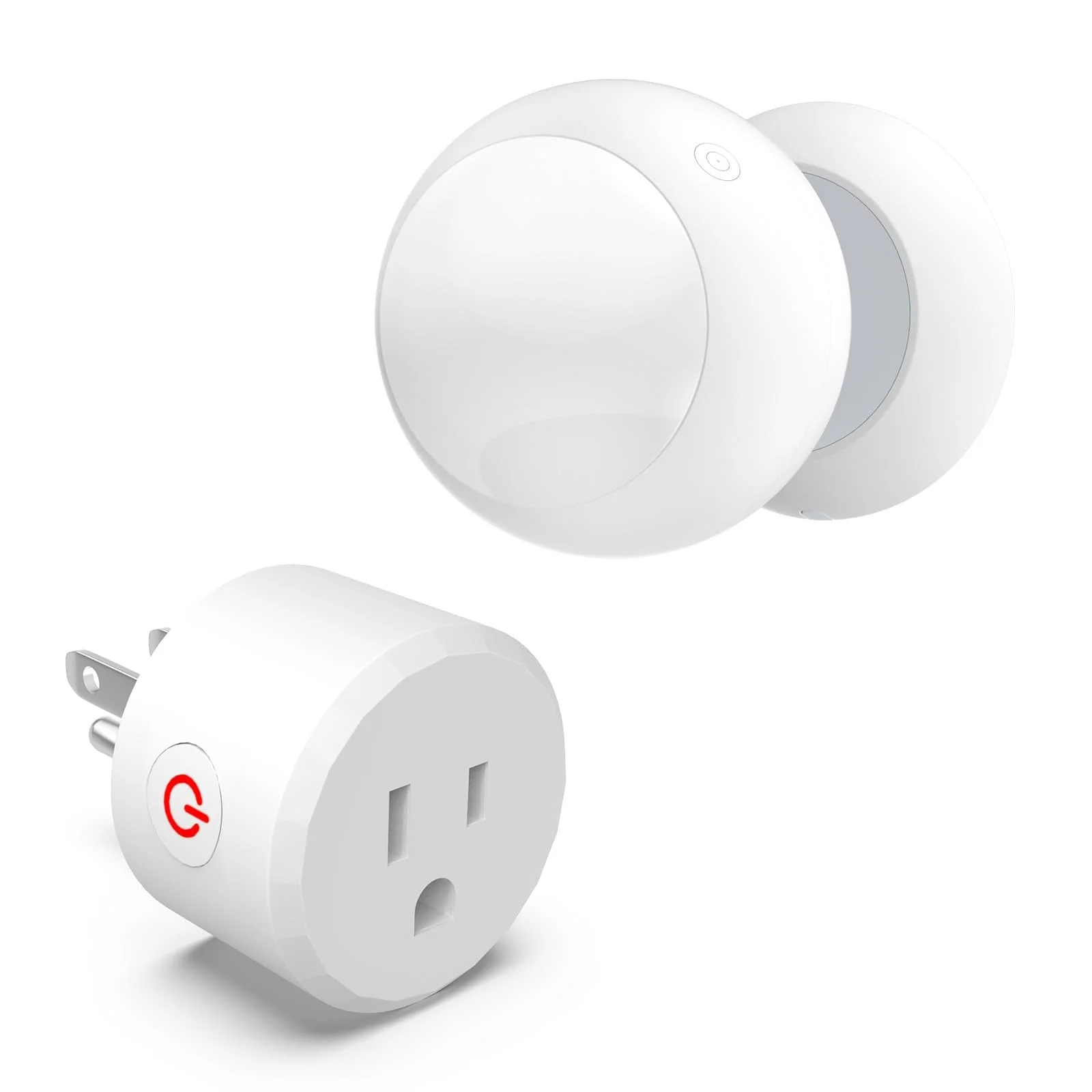 Wireless Motion Sensor Light Switch with Built-in Timer Settings, PIR Motion Sensor Plug Outlet with 3 Adjustable Ranges, Auto On/Off, Ideal for Garage & Storage Room, Compatible with All Light Bulbs 1 Pack(New)