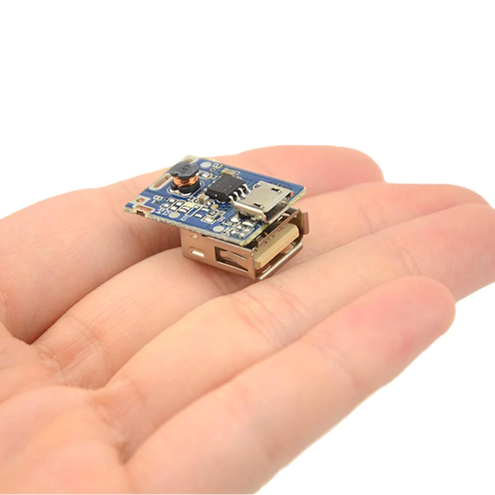 WMYCONGCONG 10 PCS 5V 1A Boost Power Supply Module Lithium Battery Charge Protection Board HT4928S DIY Charger Light Emitting Diodes Display USB and Micro Port - Image 4