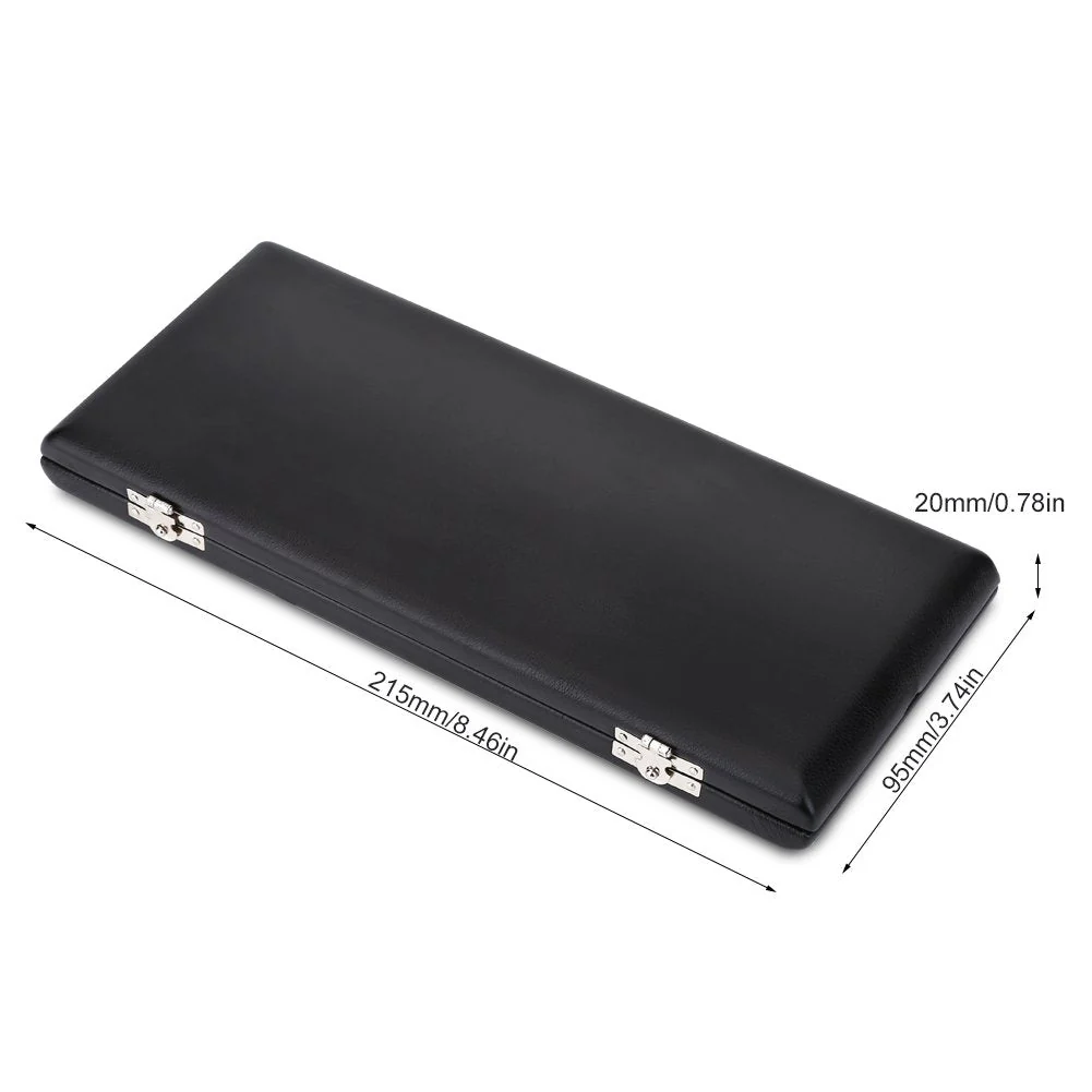 Wood + PU leather cover case holder storage box for 10/12 / 20pcs oboe reeds (Pack of 20) Pack of 20 - Image 4