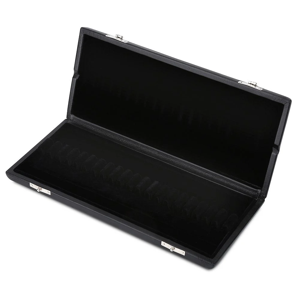 Wood + PU leather cover case holder storage box for 10/12 / 20pcs oboe reeds (Pack of 20) Pack of 20 - Image 7
