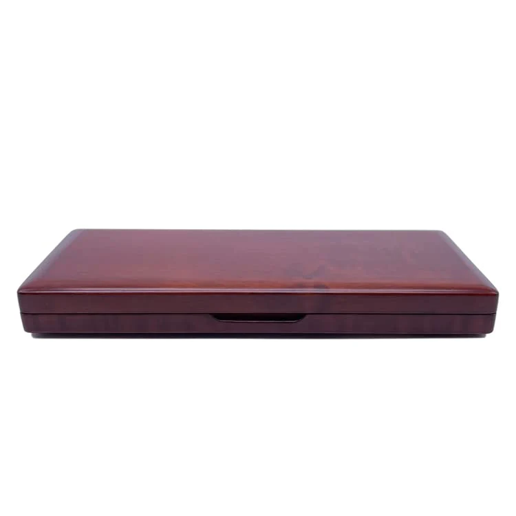 Wooden Bassoon Reed Case, Red/Black, for 3/5/10 Reeds (for 10 reeds, red) for 10 reeds - Image 2