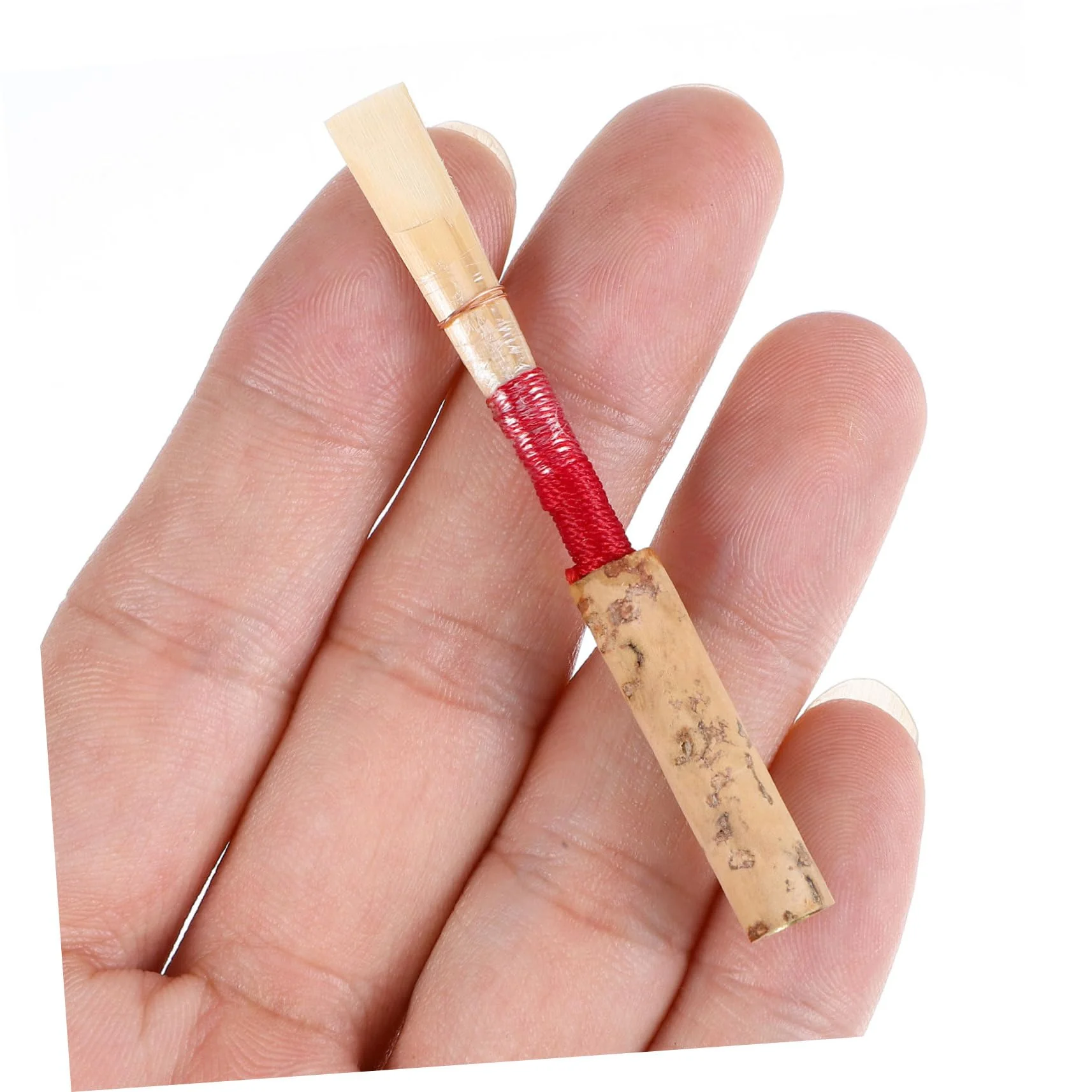 Wooden Oboe 2pcs Oboe Reeds Medium- Strength Hand- Scraped Double Bundle for Beginners& Intermediate- Handcrafted Accessories Oboe Cork - Image 5