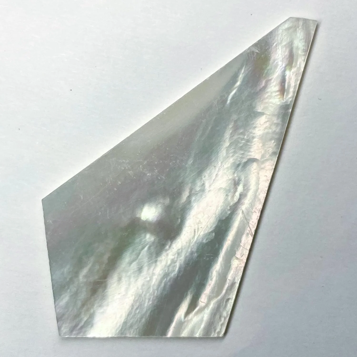 World of Shell Inlay Supplies 1 oz White Mother of Pearl Blanks .040" Thickness Perfect for Guitars, Banjos, Mandolins, Jewelry, Woodworkers, Luthiers, DIY, Professionals and Hobbyists - Image 2