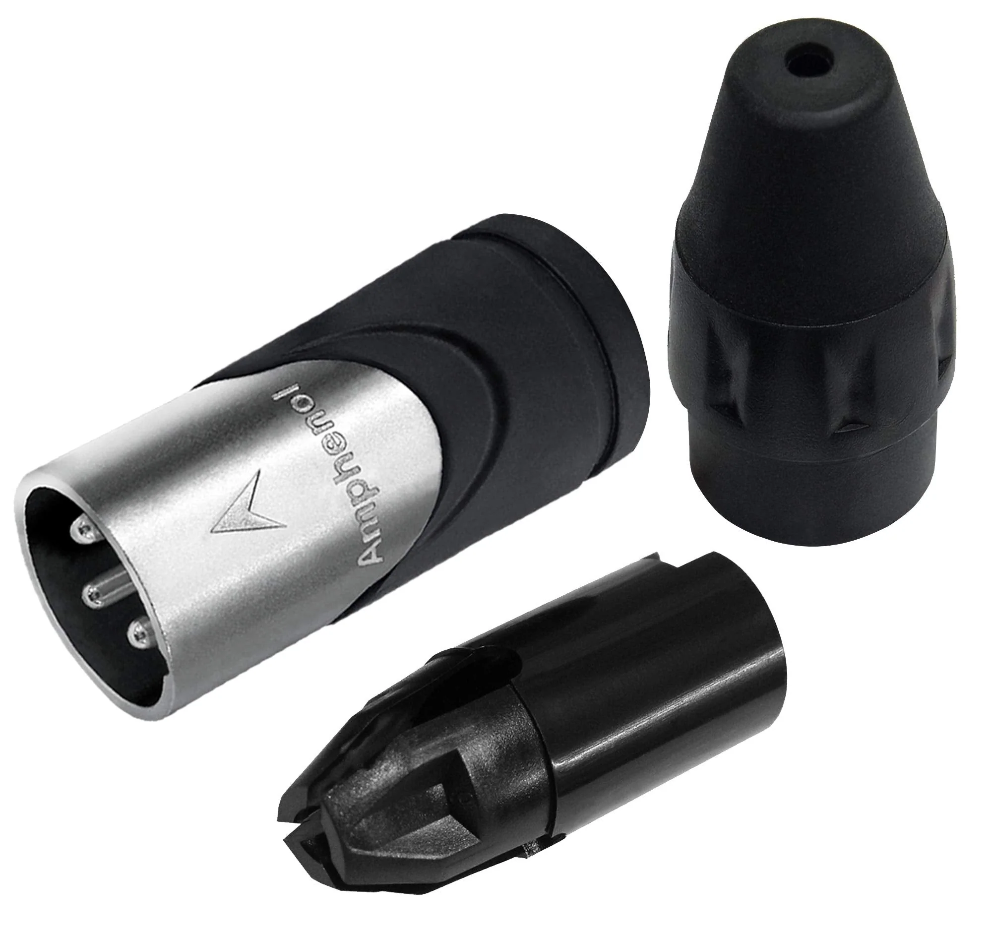 WORLDS BEST CABLES 4 Units - 12 Foot - Gotham GAC-4/1 (Black) - Star Quad, Dual Shielded Balanced Male to Female Microphone Cables with Amphenol AX3M & AX3F Silver XLR Connectors - Custom Made - Image 8