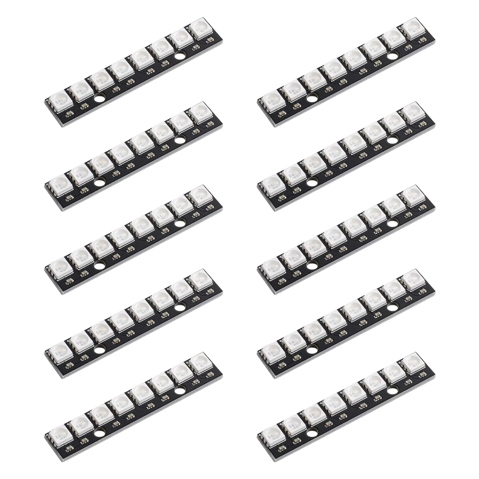 WS2812 RGB LED Module, Built-in Driver for Arduino Raspberry Pi ESP32, Pack of 10