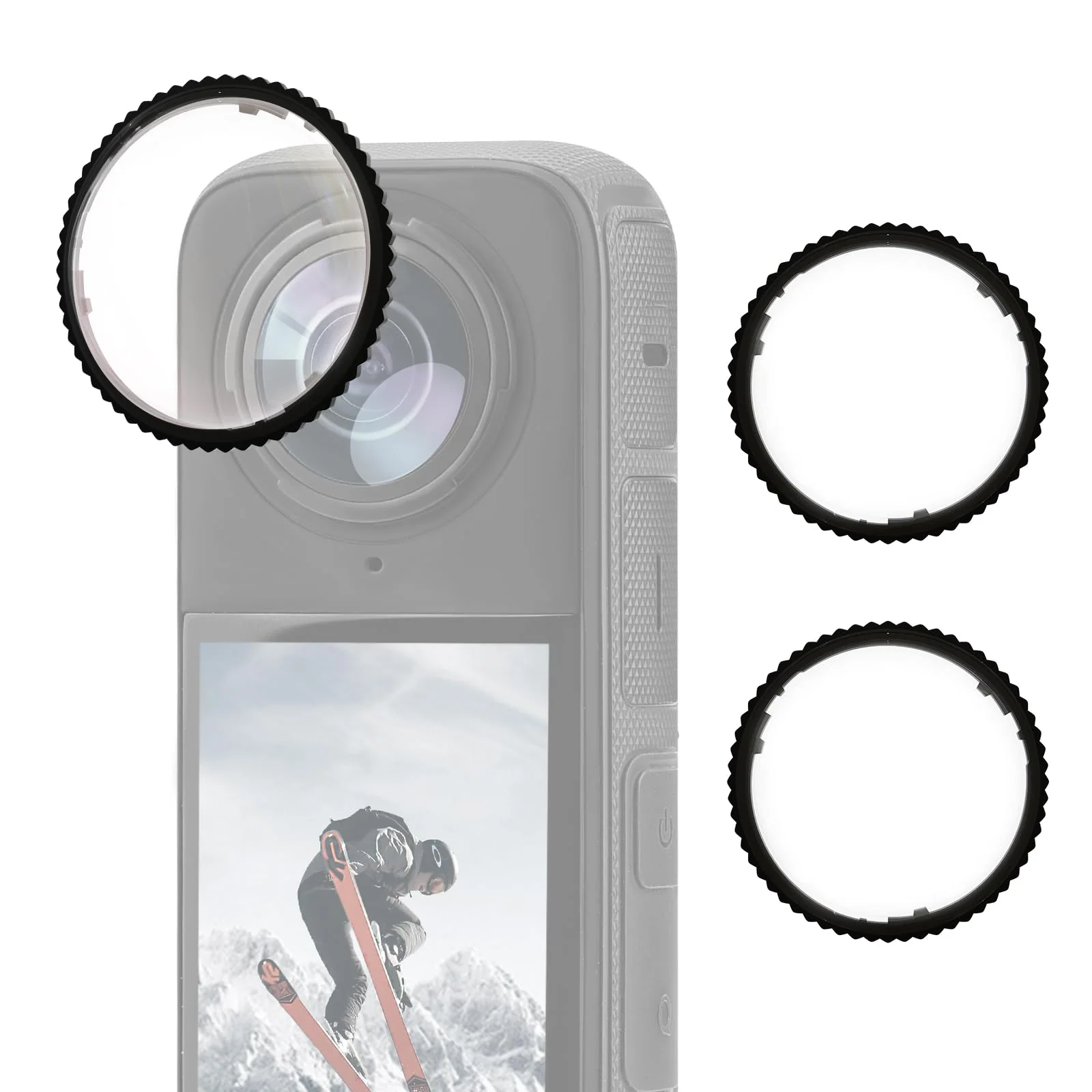 X4 Premium Lens Guard for Insta360 X4, High Transparency Tempered Glass Lens Protector for Insta 360 X4 Camera Anti-scratch Accessories