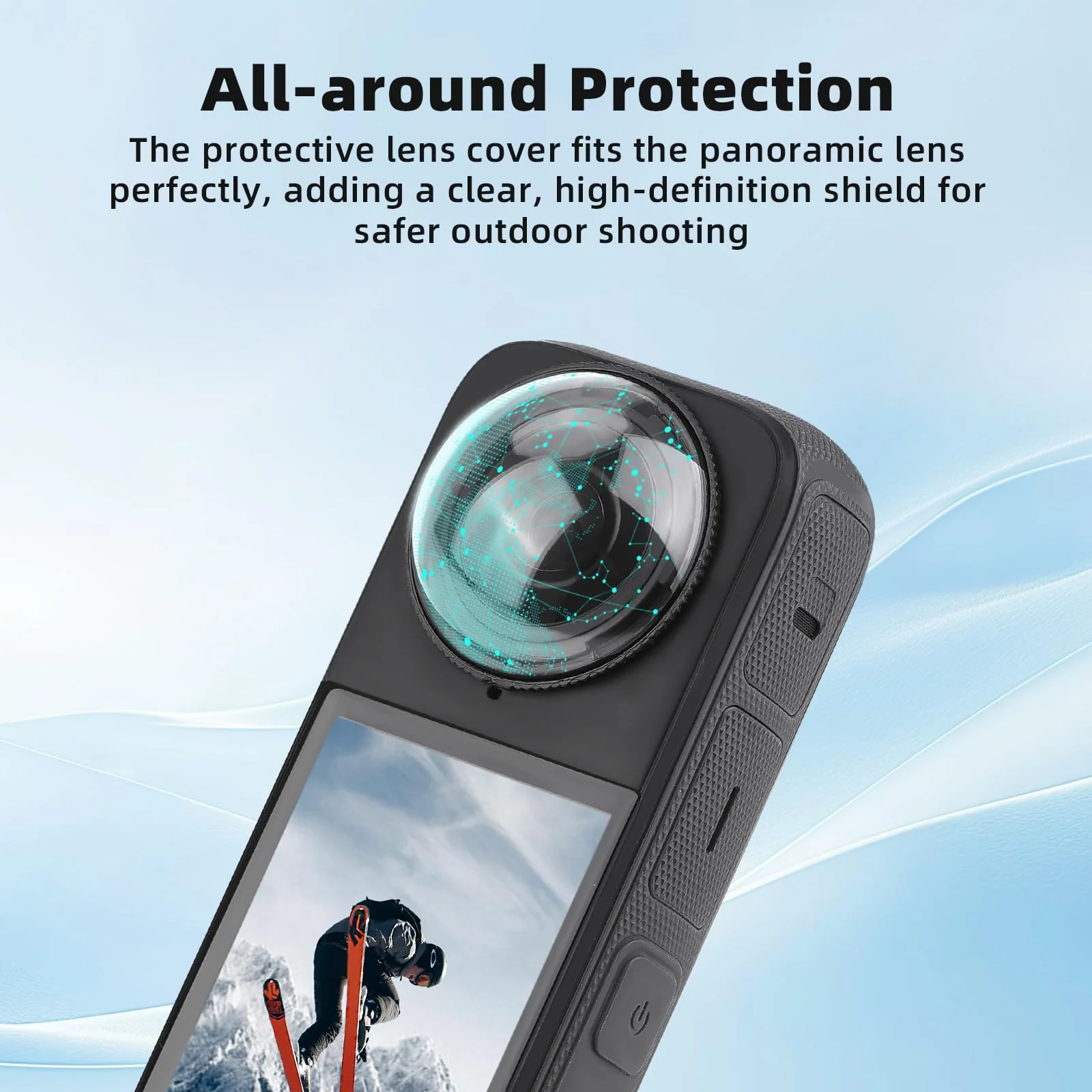 X4 Premium Lens Guard for Insta360 X4, High Transparency Tempered Glass Lens Protector for Insta 360 X4 Camera Anti-scratch Accessories - Image 6