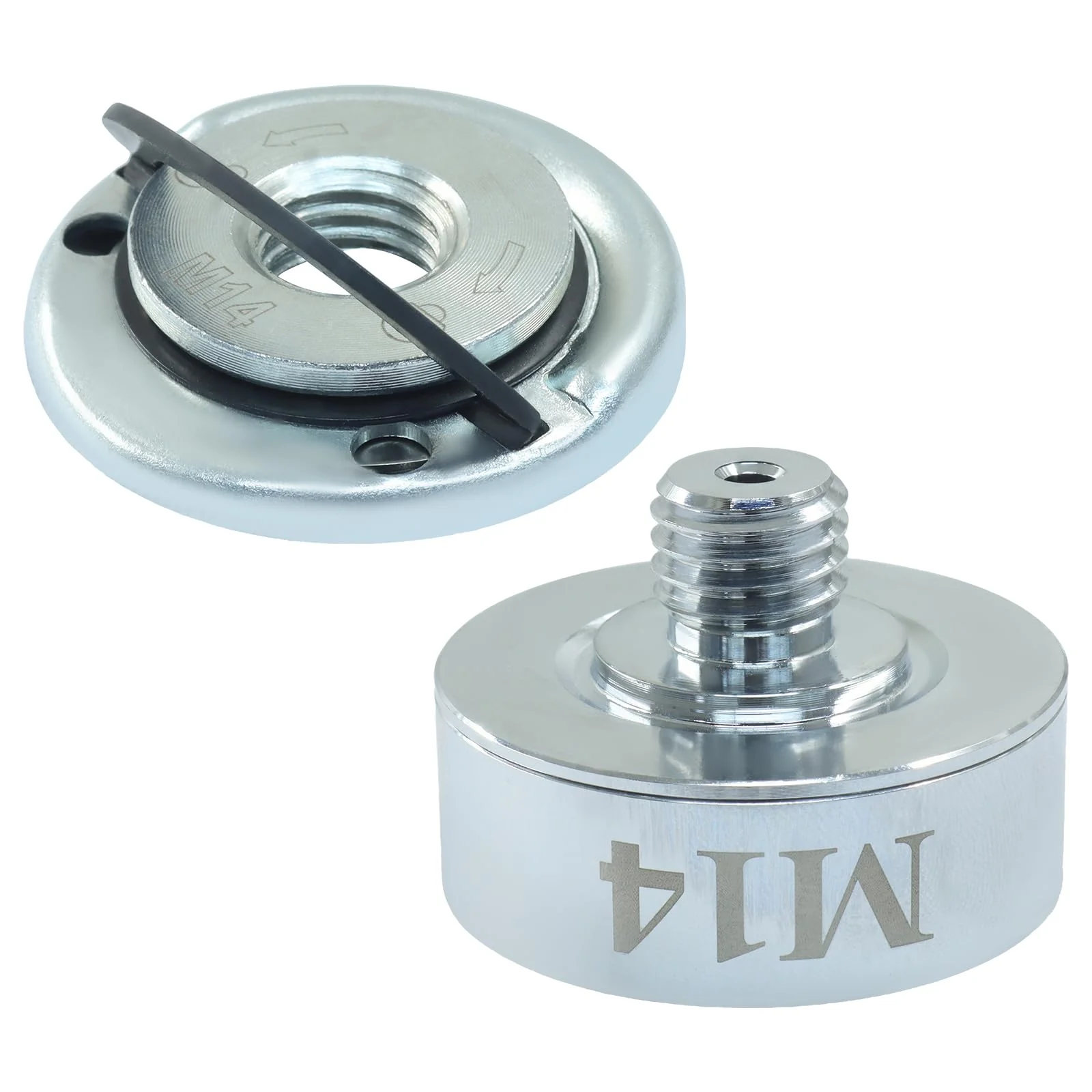 XLOCK Adapter to M14 Thread Adapter Kit with Grinder Quick Change Nut, Suitable for 22.23mm Arbor Saw Blades, XLOCK Angle Grinders