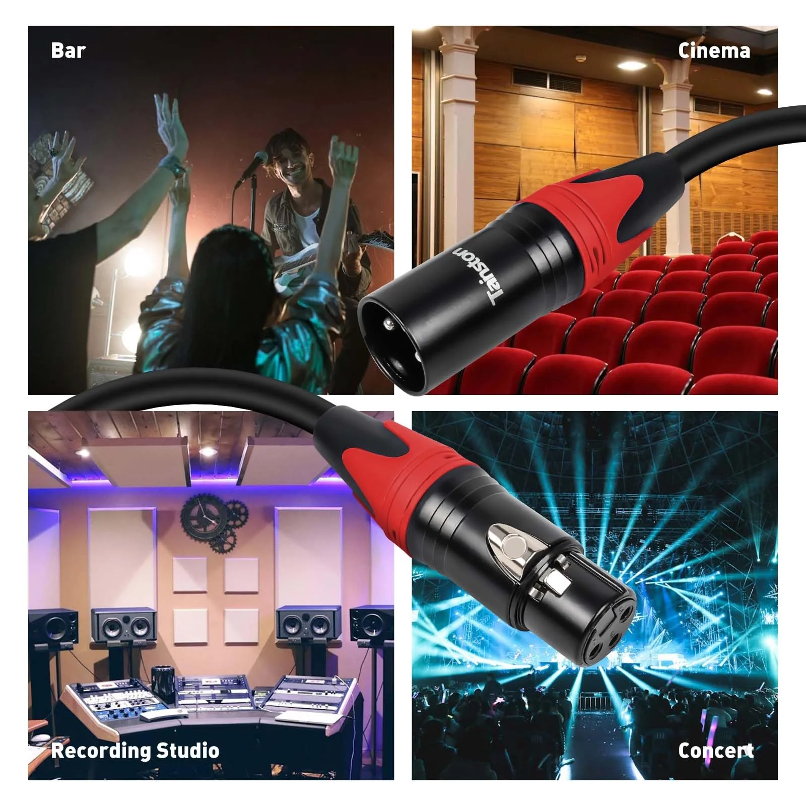 XLR Cable 25 Feet 2 Pack Premium XLR Microphone Cable 3-Pin Balanced Microphone Mic Cord Male to Female XLR Speaker Cable 25 FT - Image 5