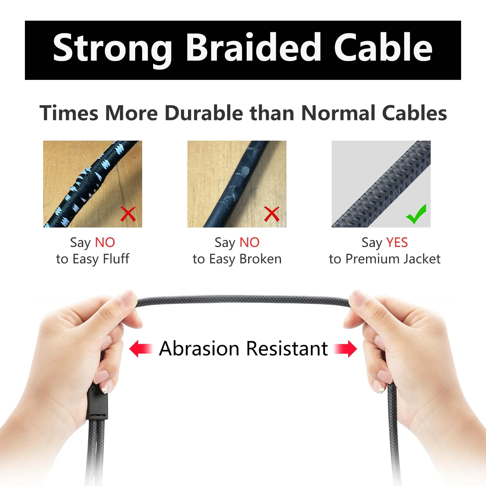 XLR Male to Female 25ft Microphone Cable Oxygen-Free Copper (OFC) XLR Male to Female Cord 3-pin Balanced Microphone Speaker Cable-2 Pack 25Feet - Image 6