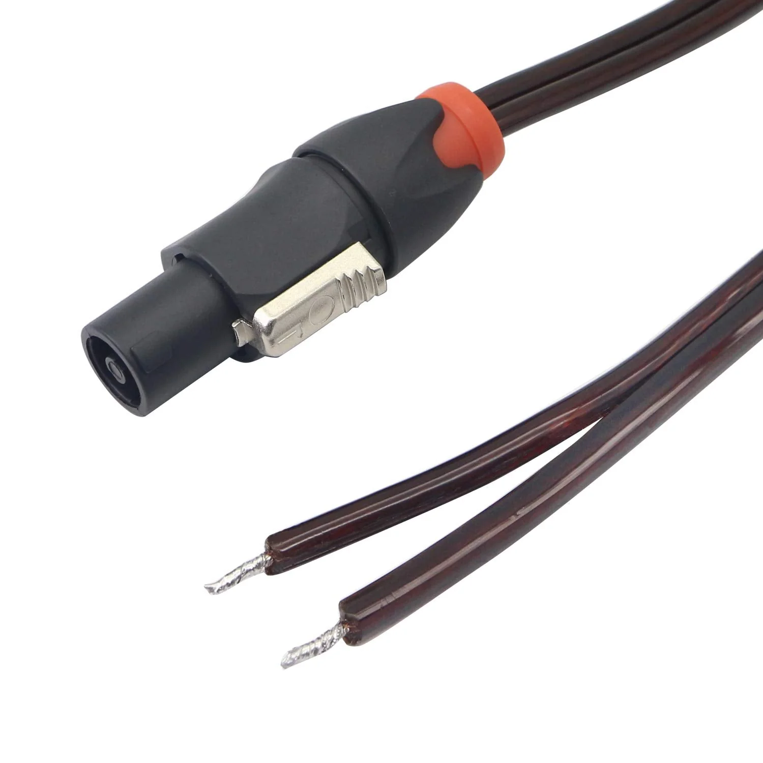 XMSJSIY Speakon Speaker Cable Bare Wire Open End Cable, Speakon to Speaker Wire Audio Cord Amplifier Connection Cord for DJ/PA with Twist Lock (Male) Male - Image 4