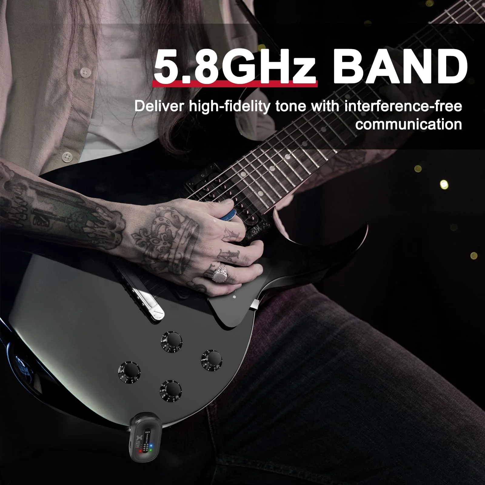 Xvive A58T Transmitter Only for A58/P58 Wireless Guitar System - Image 3