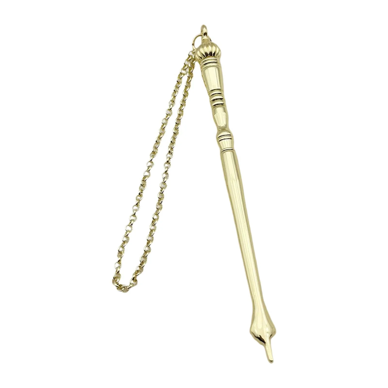 Yad Torah Pointer Bible Pointer Home Decor Zinc Alloy Bible Reading Tool Hand Pointer for Adults Jewish Bar Mitzvah Fireplace, Golden Onion Top