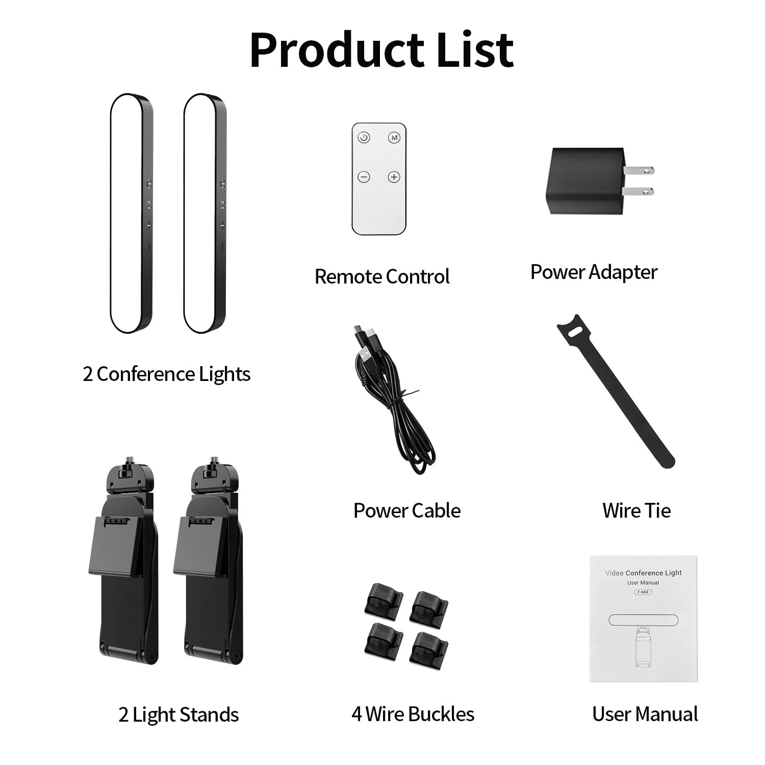 yAyusi Dual-lamp Video Conference Lighting, LED Streaming Light with Remote and Touch Control, Zoom Lighting for Computer,Webcam Monitor Laptop Ring Light for Video Calls/Zoom Meetings/Video Recording - Image 6