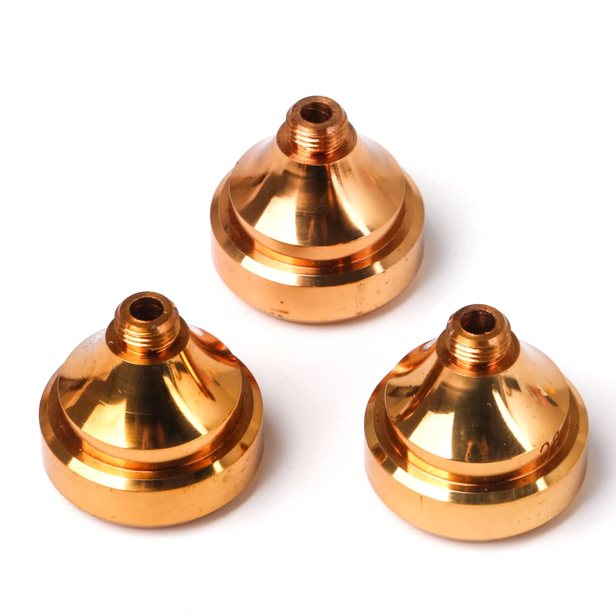 Yibuy Trumpet Mouthpiece Brass Gold Plated 8.8cm Long 2.2cm Wide Suitable for Trumpet Set of 4 - Image 5