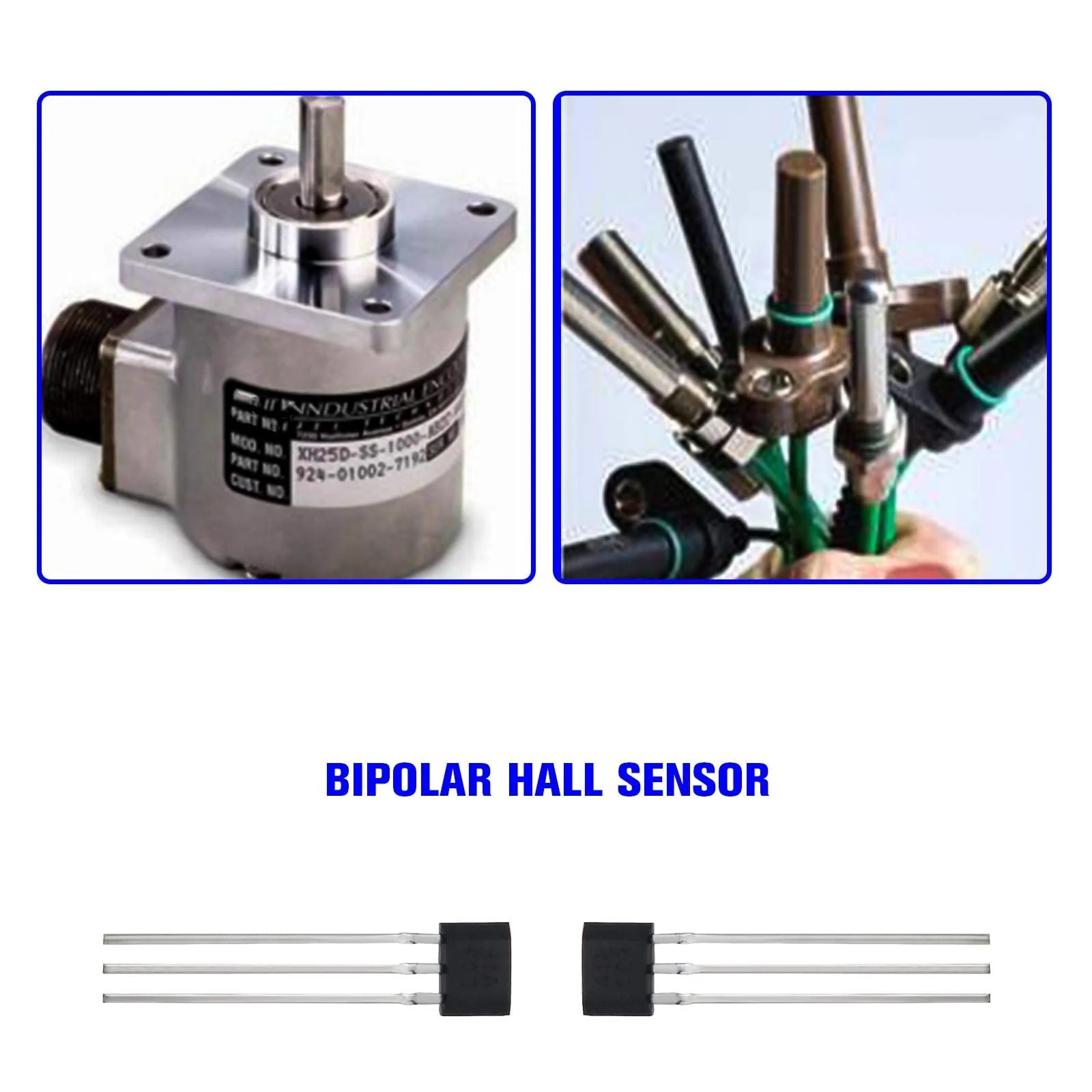 YINETTECH 12pcs 41F TO-92S Bipolar Hall Effect Sensor Magnetic Detector SS41F 0H41 SH41 S41 S41 S41 3 Pin Sensor for Electric Vehicle Engine Industrial Applications - Image 2