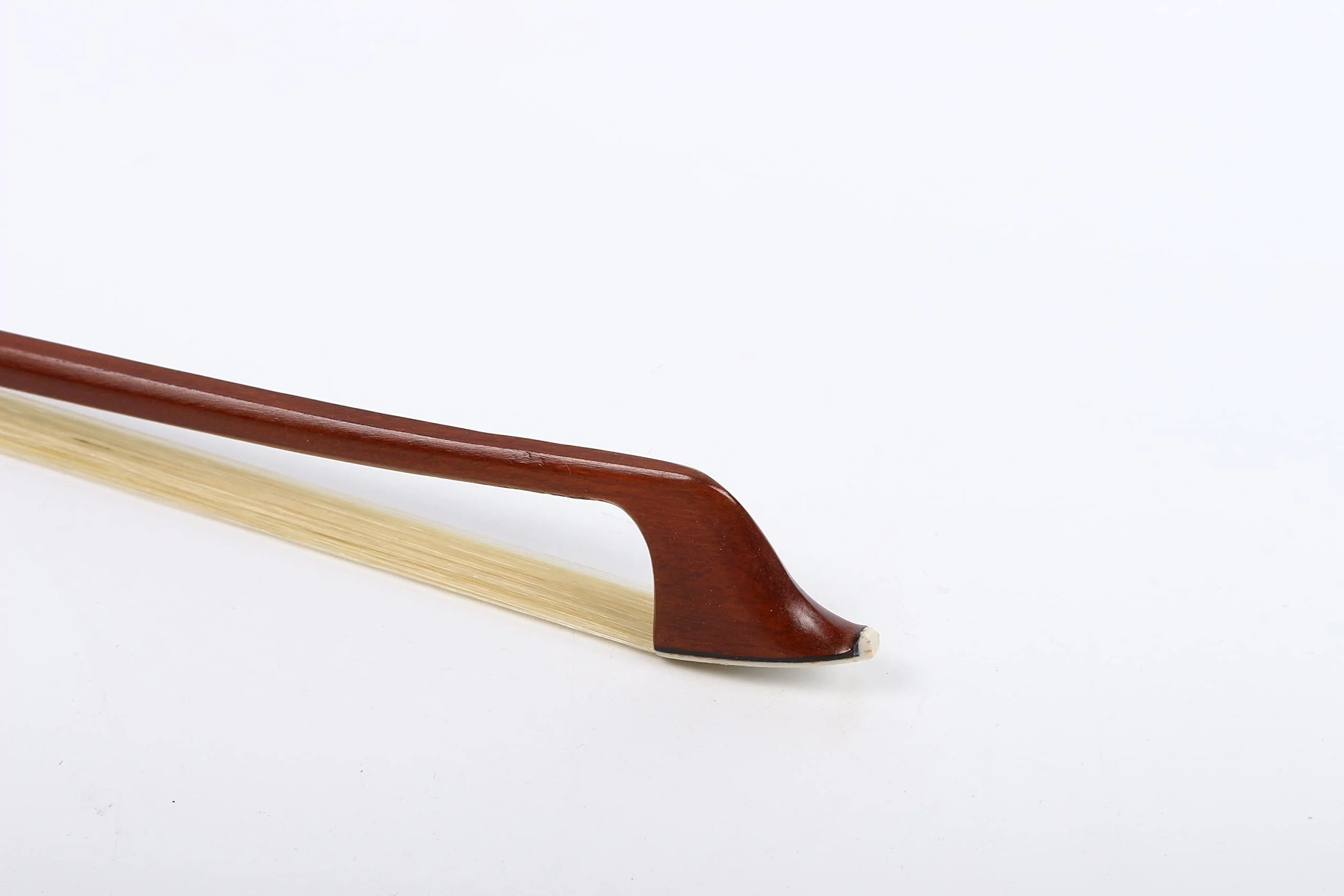 Yinfente 4/4 Cello Bow Full Size Bows Brazilwood Natural Mongolian Bow Hair Ebony Frog Straight (4/4) - Image 3