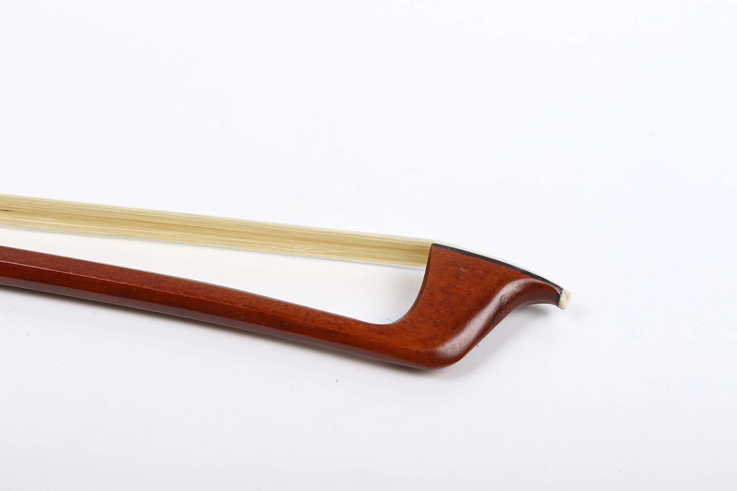 Yinfente 4/4 Cello Bow Full Size Bows Brazilwood Natural Mongolian Bow Hair Ebony Frog Straight (4/4) - Image 4