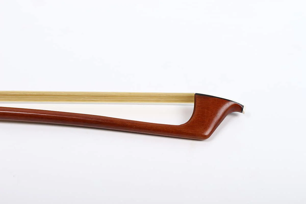 Yinfente 4/4 Cello Bow Full Size Bows Brazilwood Natural Mongolian Bow Hair Ebony Frog Straight (4/4) - Image 7